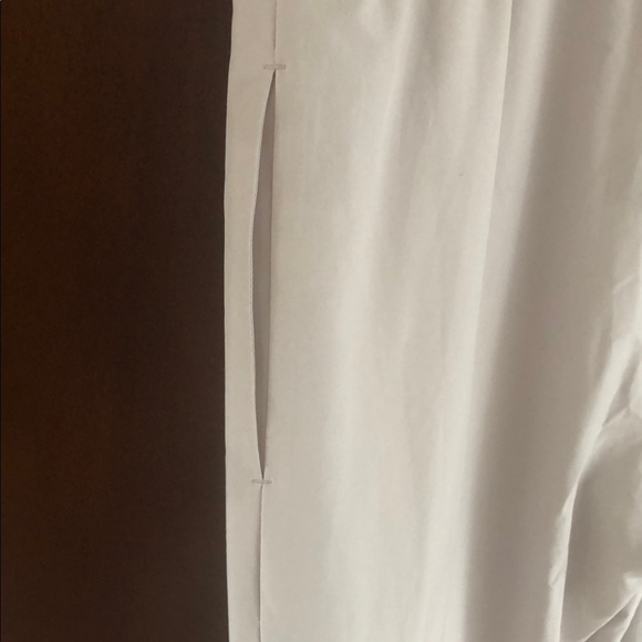 Athleta Revive Wide Leg Cream Halter Jumpsuit - Picture 8 of 13